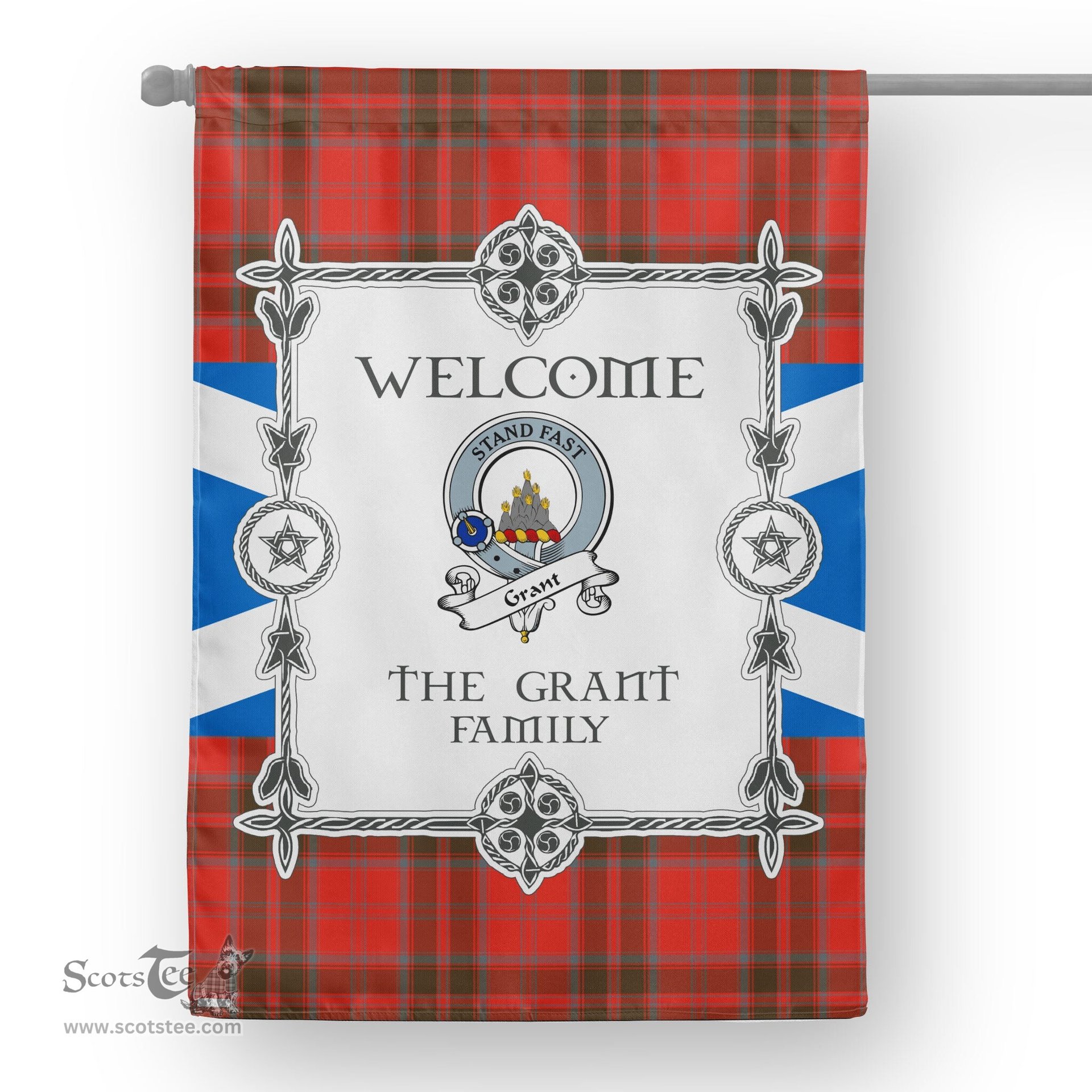 Grant Weathered Tartan Garden Flag Clan Badge Tartan Flag Scottish Tartan Garden Flag, Tartan House Flag, Tartan Flag, Crest Garden Flag, Garden Flag, Ireland Garden Flag, Family Crest, Custom Flag, Custom Garden Flag, Ireland Custom Flag, Clan Tartan Flags