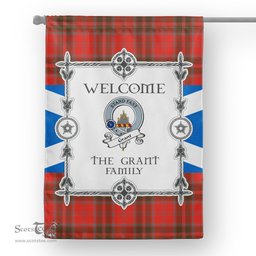 Grant Weathered Tartan Garden Flag Clan Badge Tartan Flag Scottish Tartan Garden Flag, Tartan House Flag, Tartan Flag, Crest Garden Flag, Garden Flag, Ireland Garden Flag, Family Crest, Custom Flag, Custom Garden Flag, Ireland Custom Flag, Clan Tartan Flags