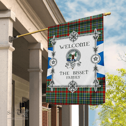 Scotstee Shop Bisset Tartan Garden Flag Clan Badge Tartan Flag Scottish Tartan House Flag, tartan garden flag, Tartan Flag, Crest Garden Flag, Garden Flag, Ireland Garden Flag, Family Crest, Custom Flag, Custom Garden Flag, Ireland Custom Flag, clan tartan flags