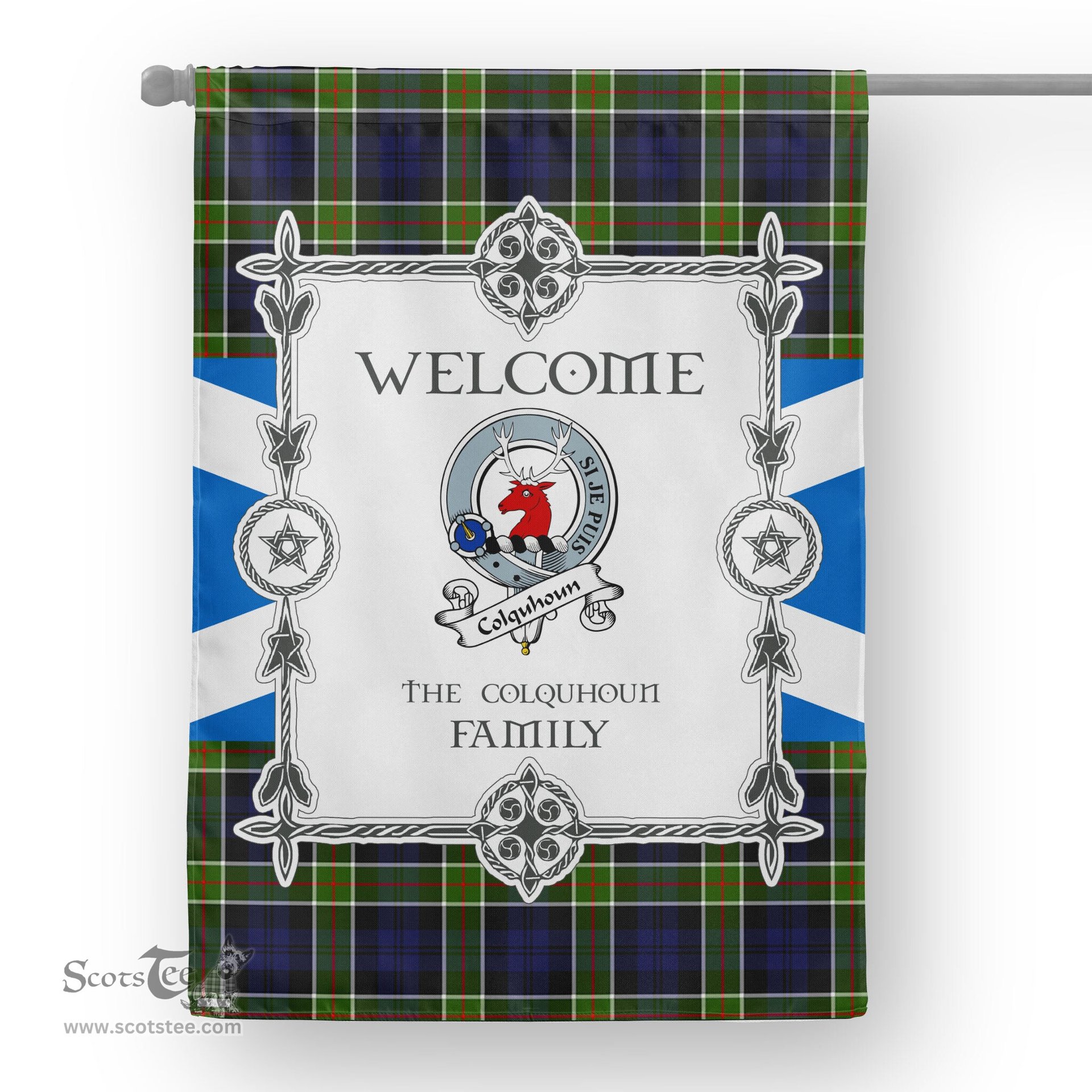 Scotstee Shop Colquhoun Tartan Garden Flag Clan Badge Tartan Flag Scottish Tartan House Flag, tartan garden flag, Tartan Flag, Crest Garden Flag, Garden Flag, Ireland Garden Flag, Family Crest, Custom Flag, Custom Garden Flag, Ireland Custom Flag, clan tartan flags