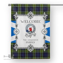 Scotstee Shop Colquhoun Tartan Garden Flag Clan Badge Tartan Flag Scottish Tartan House Flag, tartan garden flag, Tartan Flag, Crest Garden Flag, Garden Flag, Ireland Garden Flag, Family Crest, Custom Flag, Custom Garden Flag, Ireland Custom Flag, clan tartan flags