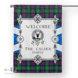 Scotstee Shop Calder Tartan Garden Flag Clan Badge Tartan Flag Scottish Tartan House Flag, tartan garden flag, Tartan Flag, Crest Garden Flag, Garden Flag, Ireland Garden Flag, Family Crest, Custom Flag, Custom Garden Flag, Ireland Custom Flag, clan tartan flags