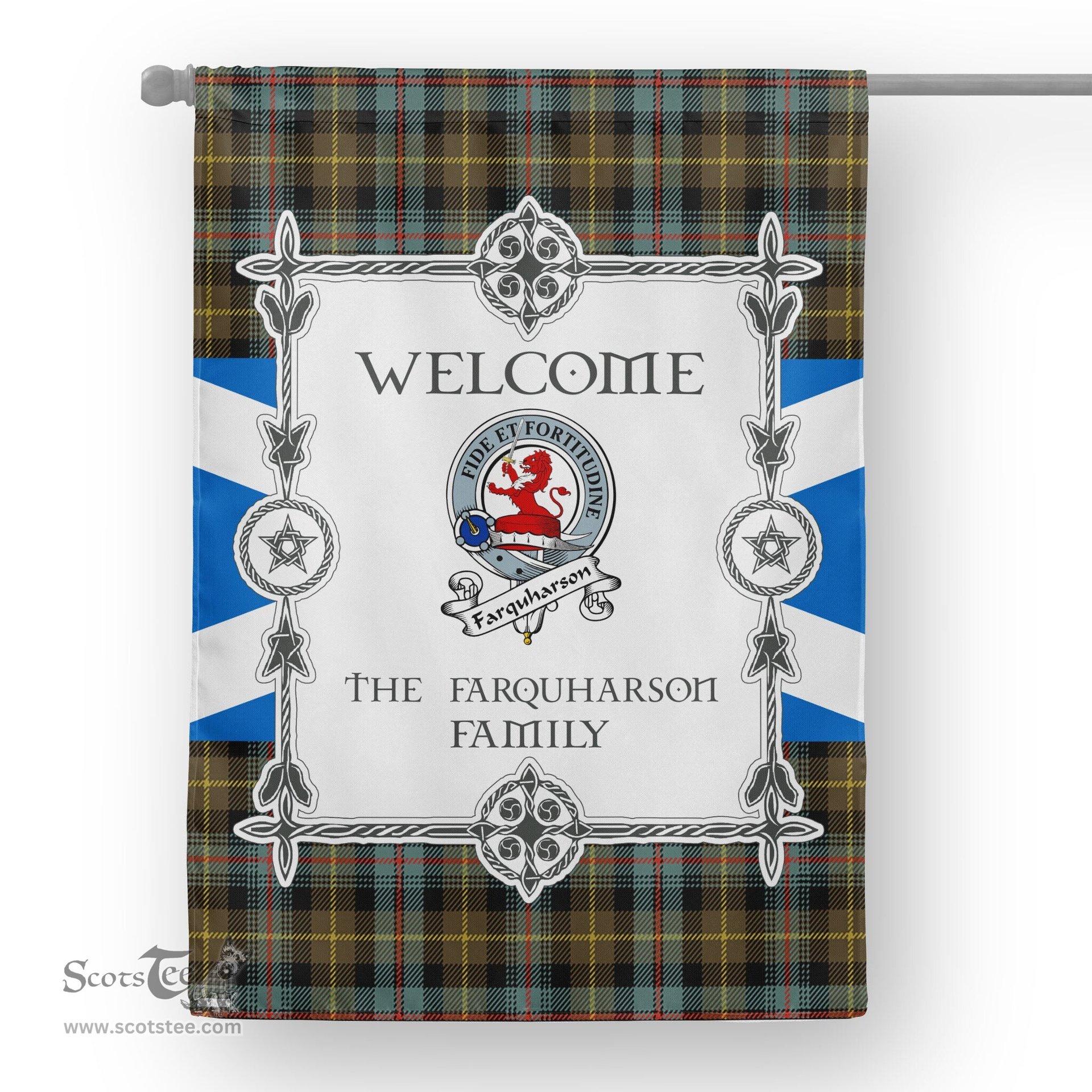 Farquharson Weathered Tartan Garden Flag Clan Badge Tartan Flag Scottish Tartan Garden Flag, Tartan House Flag, Tartan Flag, Crest Garden Flag, Garden Flag, Ireland Garden Flag, Family Crest, Custom Flag, Custom Garden Flag, Ireland Custom Flag, Clan Tartan Flags