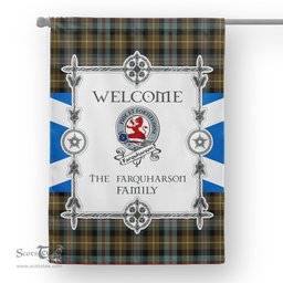 Farquharson Weathered Tartan Garden Flag Clan Badge Tartan Flag Scottish Tartan Garden Flag, Tartan House Flag, Tartan Flag, Crest Garden Flag, Garden Flag, Ireland Garden Flag, Family Crest, Custom Flag, Custom Garden Flag, Ireland Custom Flag, Clan Tartan Flags