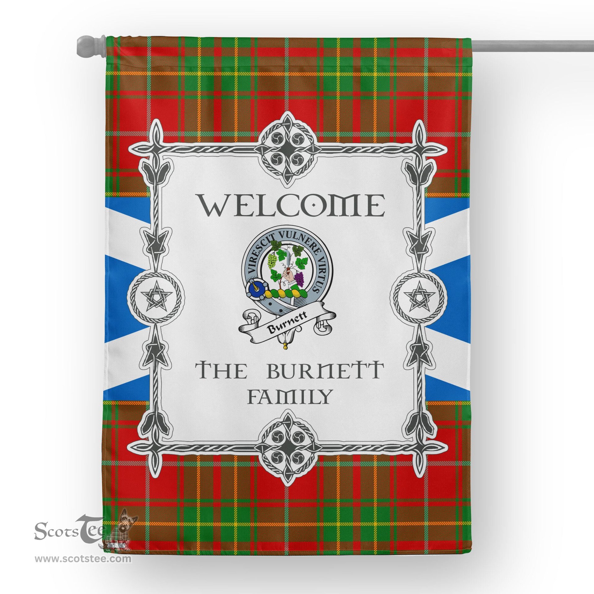Scotstee Shop Burnett Ancient Tartan Garden Flag Clan Badge Tartan Flag Scottish Tartan House Flag, tartan garden flag, Tartan Flag, Crest Garden Flag, Garden Flag, Ireland Garden Flag, Family Crest, Custom Flag, Custom Garden Flag, Ireland Custom Flag, clan tartan flags