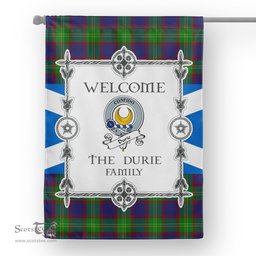Durie Tartan Garden Flag Clan Badge Tartan Flag Scottish Tartan Garden Flag, Tartan House Flag, Tartan Flag, Crest Garden Flag, Garden Flag, Ireland Garden Flag, Family Crest, Custom Flag, Custom Garden Flag, Ireland Custom Flag, Clan Tartan Flags