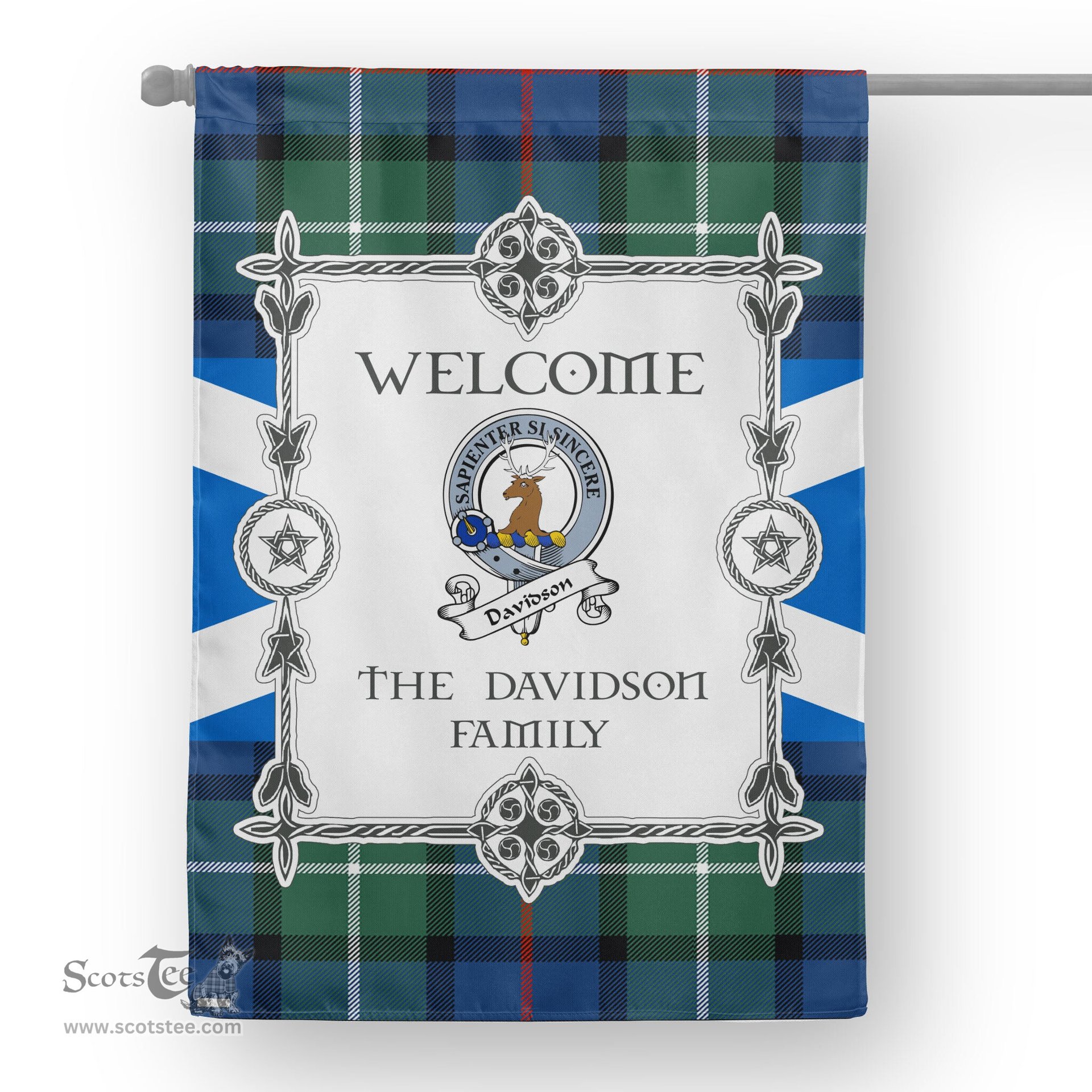 Scotstee Shop Davidson Of Tulloch Tartan Garden Flag Clan Badge Tartan Flag Scottish Tartan House Flag, tartan garden flag, Tartan Flag, Crest Garden Flag, Garden Flag, Ireland Garden Flag, Family Crest, Custom Flag, Custom Garden Flag, Ireland Custom Flag, clan tartan flags