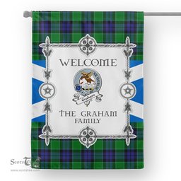 Graham Of Menteith Tartan Garden Flag Clan Badge Tartan Flag Scottish Tartan Garden Flag, Tartan House Flag, Tartan Flag, Crest Garden Flag, Garden Flag, Ireland Garden Flag, Family Crest, Custom Flag, Custom Garden Flag, Ireland Custom Flag, Clan Tartan Flags