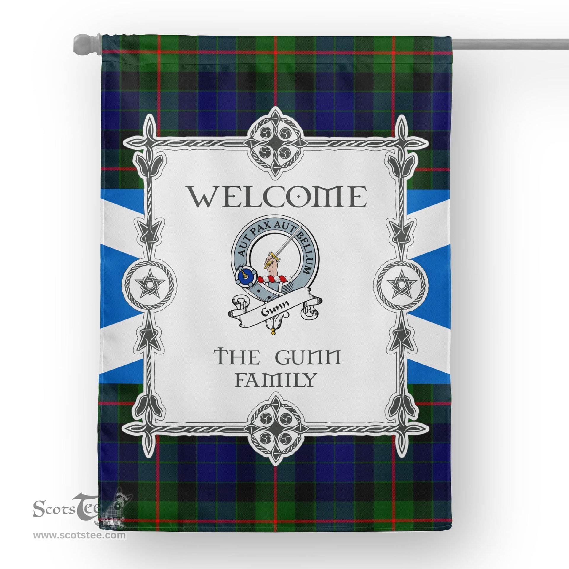 Gunn Modern Tartan Garden Flag Clan Badge Tartan Flag Scottish Tartan Garden Flag, Tartan House Flag, Tartan Flag, Crest Garden Flag, Garden Flag, Ireland Garden Flag, Family Crest, Custom Flag, Custom Garden Flag, Ireland Custom Flag, Clan Tartan Flags