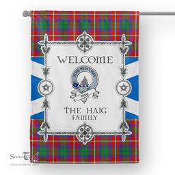Haig Tartan Garden Flag Clan Badge Tartan Flag Scottish Tartan Garden Flag, Tartan House Flag, Tartan Flag, Crest Garden Flag, Garden Flag, Ireland Garden Flag, Family Crest, Custom Flag, Custom Garden Flag, Ireland Custom Flag, Clan Tartan Flags