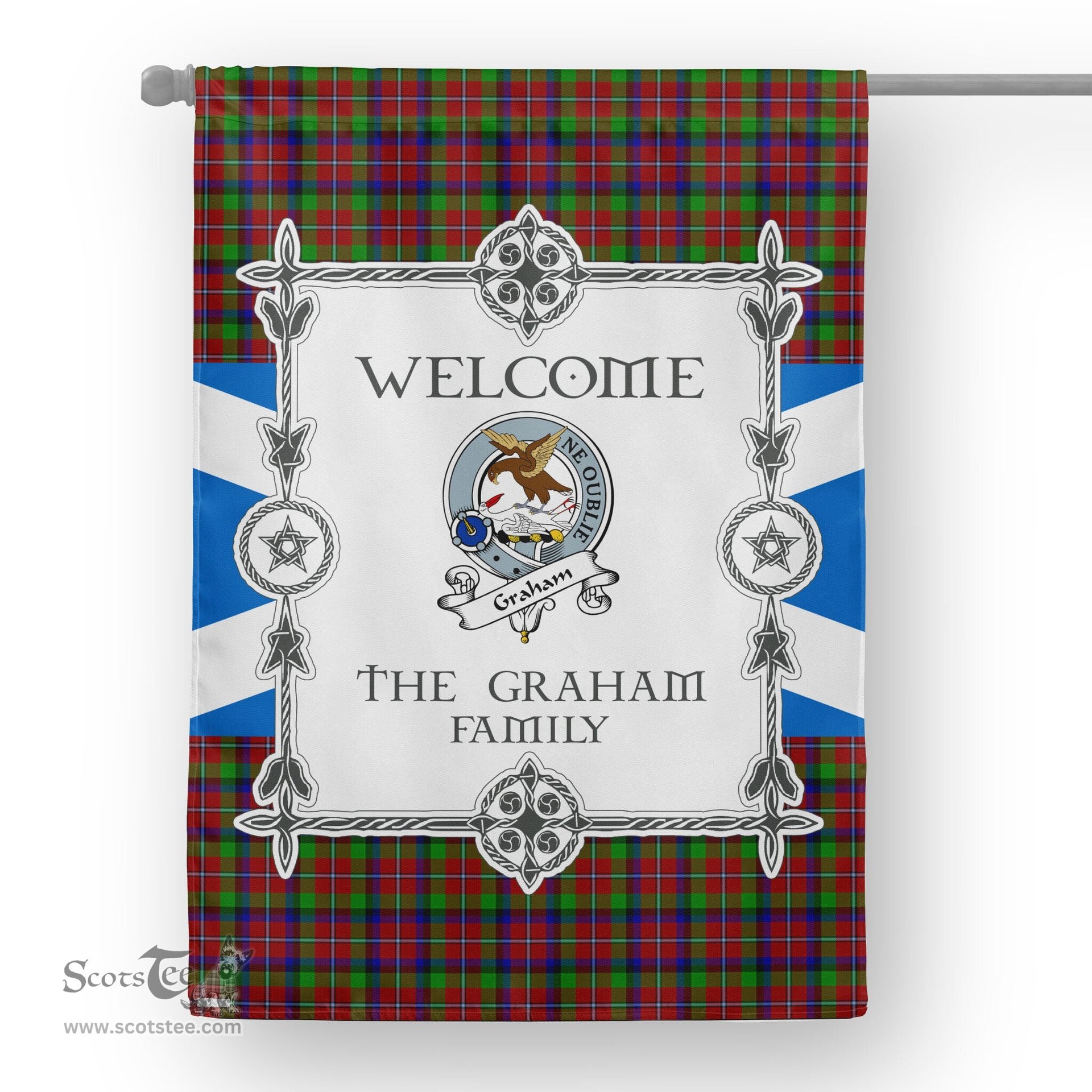Graham Red Tartan Garden Flag Clan Badge Tartan Flag Scottish Tartan Garden Flag, Tartan House Flag, Tartan Flag, Crest Garden Flag, Garden Flag, Ireland Garden Flag, Family Crest, Custom Flag, Custom Garden Flag, Ireland Custom Flag, Clan Tartan Flags