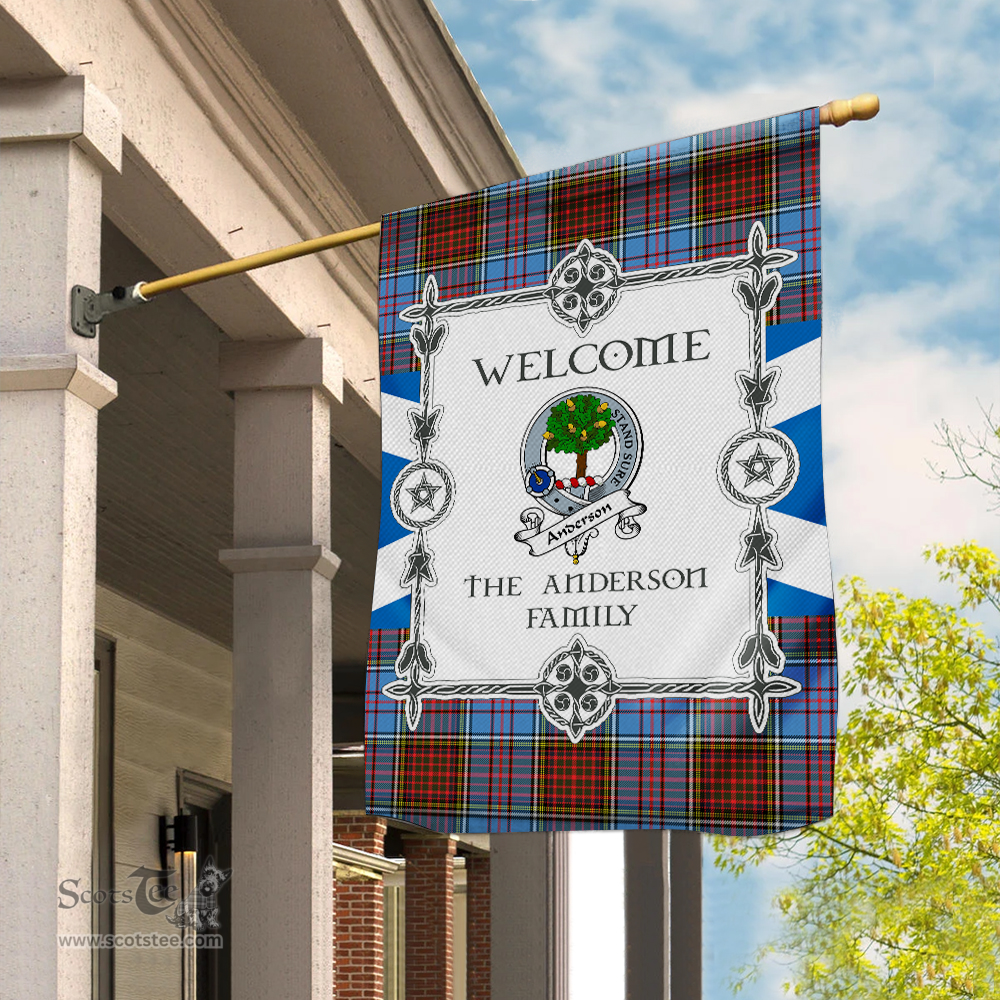 Scotstee Shop Anderson Modern Tartan Garden Flag Clan Badge Tartan Flag Scottish Tartan House Flag, tartan garden flag, Tartan Flag, Crest Garden Flag, Garden Flag, Ireland Garden Flag, Family Crest, Custom Flag, Custom Garden Flag, Ireland Custom Flag, clan tartan flags