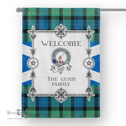 Gunn Ancient Tartan Garden Flag Clan Badge Tartan Flag Scottish Tartan Garden Flag, Tartan House Flag, Tartan Flag, Crest Garden Flag, Garden Flag, Ireland Garden Flag, Family Crest, Custom Flag, Custom Garden Flag, Ireland Custom Flag, Clan Tartan Flags