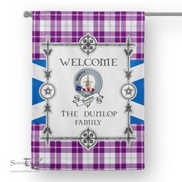 Dunlop Dress Tartan Garden Flag Clan Badge Tartan Flag Scottish Tartan Garden Flag, Tartan House Flag, Tartan Flag, Crest Garden Flag, Garden Flag, Ireland Garden Flag, Family Crest, Custom Flag, Custom Garden Flag, Ireland Custom Flag, Clan Tartan Flags