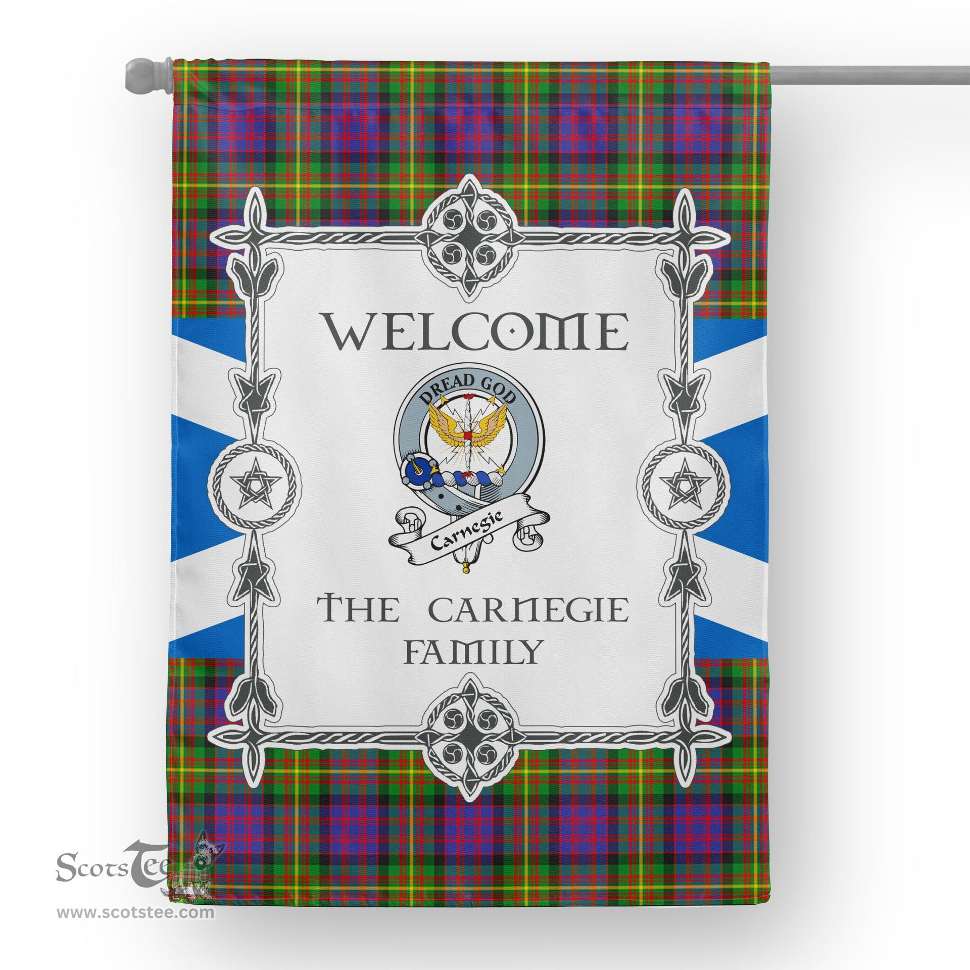 Scotstee Shop Carnegie Tartan Garden Flag Clan Badge Tartan Flag Scottish Tartan House Flag, tartan garden flag, Tartan Flag, Crest Garden Flag, Garden Flag, Ireland Garden Flag, Family Crest, Custom Flag, Custom Garden Flag, Ireland Custom Flag, clan tartan flags