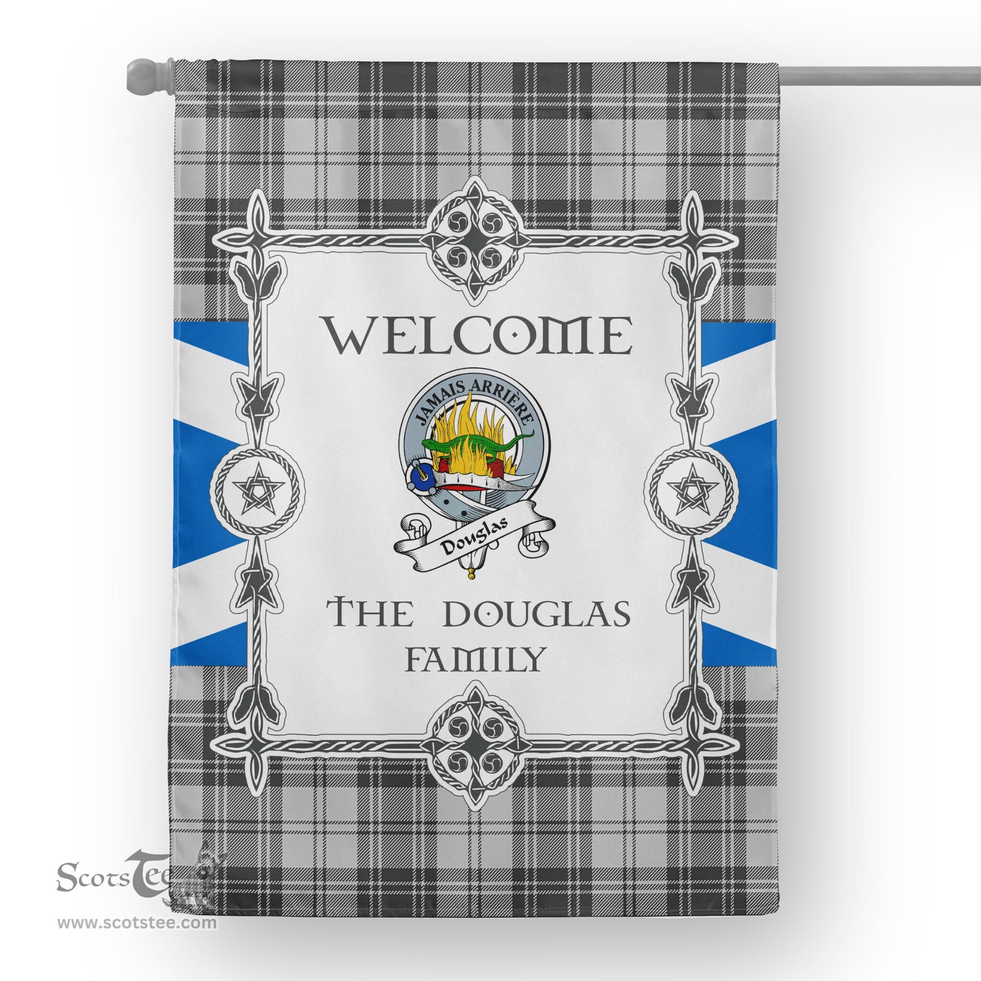 Scotstee Shop Douglas Flag Douglas Grey Modern Tartan Garden Flag Clan Badge Tartan Flag Scottish Tartan House Flag, tartan garden flag, Tartan Flag, Crest Garden Flag, Garden Flag, Ireland Garden Flag, Family Crest, Custom Flag, Custom Garden Flag, Ireland Custom Flag, clan tartan flags