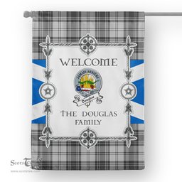 Scotstee Shop Douglas Flag Douglas Grey Modern Tartan Garden Flag Clan Badge Tartan Flag Scottish Tartan House Flag, tartan garden flag, Tartan Flag, Crest Garden Flag, Garden Flag, Ireland Garden Flag, Family Crest, Custom Flag, Custom Garden Flag, Ireland Custom Flag, clan tartan flags