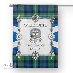Gordon Ancient Tartan Garden Flag Clan Badge Tartan Flag Scottish Tartan Garden Flag, Tartan House Flag, Tartan Flag, Crest Garden Flag, Garden Flag, Ireland Garden Flag, Family Crest, Custom Flag, Custom Garden Flag, Ireland Custom Flag, Clan Tartan Flags