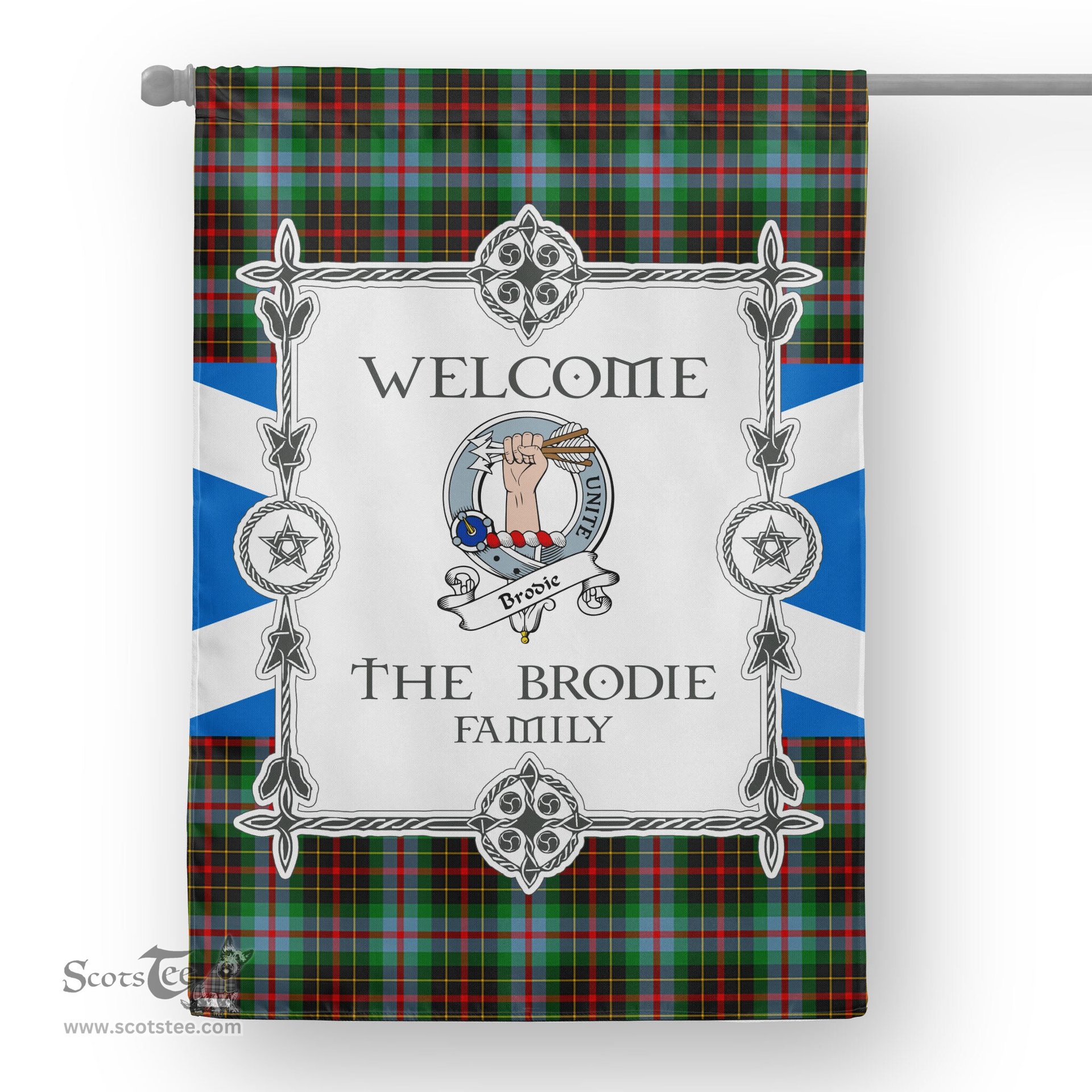 Scotstee Shop Brodie Tartan Garden Flag Clan Badge Tartan Flag Scottish Tartan House Flag, tartan garden flag, Tartan Flag, Crest Garden Flag, Garden Flag, Ireland Garden Flag, Family Crest, Custom Flag, Custom Garden Flag, Ireland Custom Flag, clan tartan flags