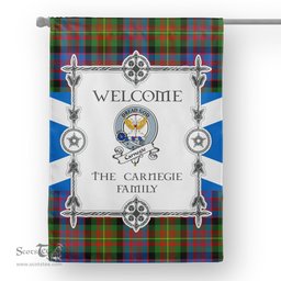 Scotstee Shop Carnegie Ancient Tartan Garden Flag Clan Badge Tartan Flag Scottish Tartan House Flag, tartan garden flag, Tartan Flag, Crest Garden Flag, Garden Flag, Ireland Garden Flag, Family Crest, Custom Flag, Custom Garden Flag, Ireland Custom Flag, clan tartan flags