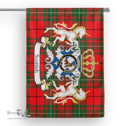 Scotstee Shop Tartan House Flag - MacAuley Tartan Flag Clan Badge With Lion Scottish, Tartan Garden Flag, Tartan Flag, Tartan House Flag, Plaid Flag, Christmas Plaid Flag