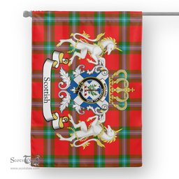 Scotstee Shop Tartan House Flag - MacLaine of Lochbuie Tartan Flag Clan Badge With Lion Scottish, Tartan Garden Flag, Tartan Flag, Tartan House Flag, Plaid Flag, Christmas Plaid Flag