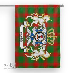 Scotstee Shop Tartan House Flag - Middleton Tartan Flag Clan Badge With Lion Scottish, Tartan Garden Flag, Tartan Flag, Tartan House Flag, Plaid Flag, Christmas Plaid Flag