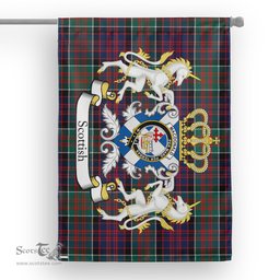 Scotstee Shop Tartan House Flag - Macdonalds Of Donald Tartan Flag Clan Badge With Lion Scottish, Tartan Garden Flag, Tartan Flag, Tartan House Flag, Plaid Flag, Christmas Plaid Flag