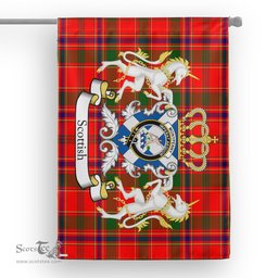 Scotstee Shop Tartan House Flag - Monypenny Tartan Flag Clan Badge With Lion Scottish, Tartan Garden Flag, Tartan Flag, Tartan House Flag, Plaid Flag, Christmas Plaid Flag