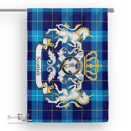 Scotstee Shop Tartan House Flag - McKerrell Tartan Flag Clan Badge With Lion Scottish, Tartan Garden Flag, Tartan Flag, Tartan House Flag, Plaid Flag, Christmas Plaid Flag