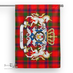 Scotstee Shop Tartan House Flag - MacColl Tartan Flag Clan Badge With Lion Scottish, Tartan Garden Flag, Tartan Flag, Tartan House Flag, Plaid Flag, Christmas Plaid Flag