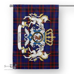 Scotstee Shop Tartan House Flag - Wedderburn Tartan Flag Clan Badge With Lion Scottish, Tartan Garden Flag, Tartan Flag, Tartan House Flag, Plaid Flag, Christmas Plaid Flag