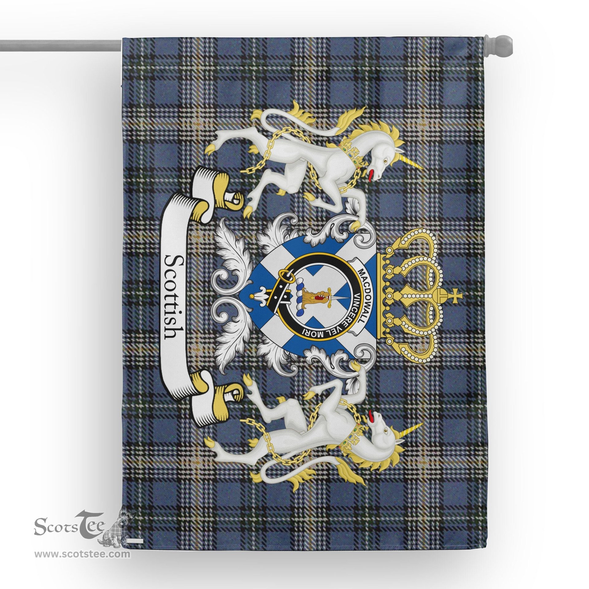 Scotstee Shop Tartan House Flag - MacDowall Tartan Flag Clan Badge With Lion Scottish, Tartan Garden Flag, Tartan Flag, Tartan House Flag, Plaid Flag, Christmas Plaid Flag