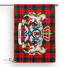 Scotstee Shop Tartan House Flag - MacNaughten Tartan Flag Clan Badge With Lion Scottish, Tartan Garden Flag, Tartan Flag, Tartan House Flag, Plaid Flag, Christmas Plaid Flag