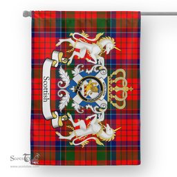 Scotstee Shop Tartan House Flag - Nicolson Tartan Flag Clan Badge With Lion Scottish, Tartan Garden Flag, Tartan Flag, Tartan House Flag, Plaid Flag, Christmas Plaid Flag