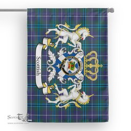 Scotstee Shop Tartan House Flag - Douglas Tartan Flag Clan Badge With Lion Scottish, Tartan Garden Flag, Tartan Flag, Tartan House Flag, Plaid Flag, Christmas Plaid Flag