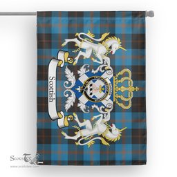 Scotstee Shop Tartan House Flag - Garden Tartan Flag Clan Badge With Lion Scottish, Tartan Garden Flag, Tartan Flag, Tartan House Flag, Plaid Flag, Christmas Plaid Flag