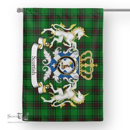 Scotstee Shop Tartan House Flag - Kinloch Tartan Flag Clan Badge With Lion Scottish, Tartan Garden Flag, Tartan Flag, Tartan House Flag, Plaid Flag, Christmas Plaid Flag