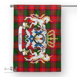 Scotstee Shop Tartan House Flag - Rattray Tartan Flag Clan Badge With Lion Scottish, Tartan Garden Flag, Tartan Flag, Tartan House Flag, Plaid Flag, Christmas Plaid Flag