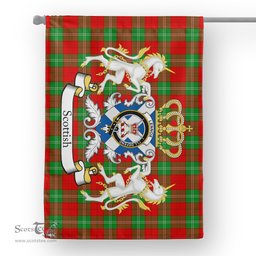 Scotstee Shop Tartan House Flag - Lennox  Kincaid Tartan Flag Clan Badge With Lion Scottish, Tartan Garden Flag, Tartan Flag, Tartan House Flag, Plaid Flag, Christmas Plaid Flag