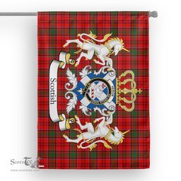 Scotstee Shop Tartan House Flag - Heron Tartan Flag Clan Badge With Lion Scottish, Tartan Garden Flag, Tartan Flag, Tartan House Flag, Plaid Flag, Christmas Plaid Flag