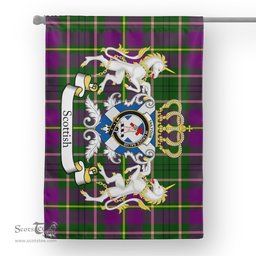 Scotstee Shop Tartan House Flag - Tailyour Tartan Flag Clan Badge With Lion Scottish, Tartan Garden Flag, Tartan Flag, Tartan House Flag, Plaid Flag, Christmas Plaid Flag