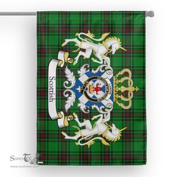 Scotstee Shop Tartan House Flag - Lundin Tartan Flag Clan Badge With Lion Scottish, Tartan Garden Flag, Tartan Flag, Tartan House Flag, Plaid Flag, Christmas Plaid Flag