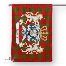 Scotstee Shop Tartan House Flag - Dewar Tartan Flag Clan Badge With Lion Scottish, Tartan Garden Flag, Tartan Flag, Tartan House Flag, Plaid Flag, Christmas Plaid Flag