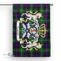 Scotstee Shop Tartan House Flag - Sutherland I Tartan Flag Clan Badge With Lion Scottish, Tartan Garden Flag, Tartan Flag, Tartan House Flag, Plaid Flag, Christmas Plaid Flag