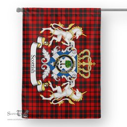 Scotstee Shop Tartan House Flag - Hogg Tartan Flag Clan Badge With Lion Scottish, Tartan Garden Flag, Tartan Flag, Tartan House Flag, Plaid Flag, Christmas Plaid Flag
