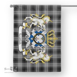 Scotstee Shop Tartan House Flag - Glendinning Tartan Flag Clan Badge With Lion Scottish, Tartan Garden Flag, Tartan Flag, Tartan House Flag, Plaid Flag, Christmas Plaid Flag