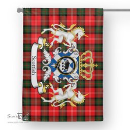 Scotstee Shop Tartan House Flag - Nesbitt Tartan Flag Clan Badge With Lion Scottish, Tartan Garden Flag, Tartan Flag, Tartan House Flag, Plaid Flag, Christmas Plaid Flag