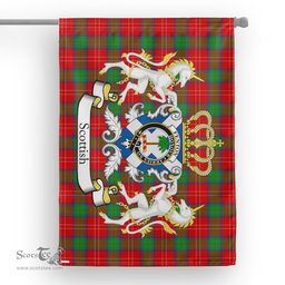 Scotstee Shop Tartan House Flag - Fenton Tartan Flag Clan Badge With Lion Scottish, Tartan Garden Flag, Tartan Flag, Tartan House Flag, Plaid Flag, Christmas Plaid Flag