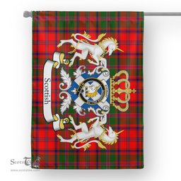 Scotstee Shop Tartan House Flag - Stewart of Appin Tartan Flag Clan Badge With Lion Scottish, Tartan Garden Flag, Tartan Flag, Tartan House Flag, Plaid Flag, Christmas Plaid Flag